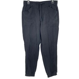 Banana Republic Womens‎ Joggers Pants Drawstring Black Utility Size Small